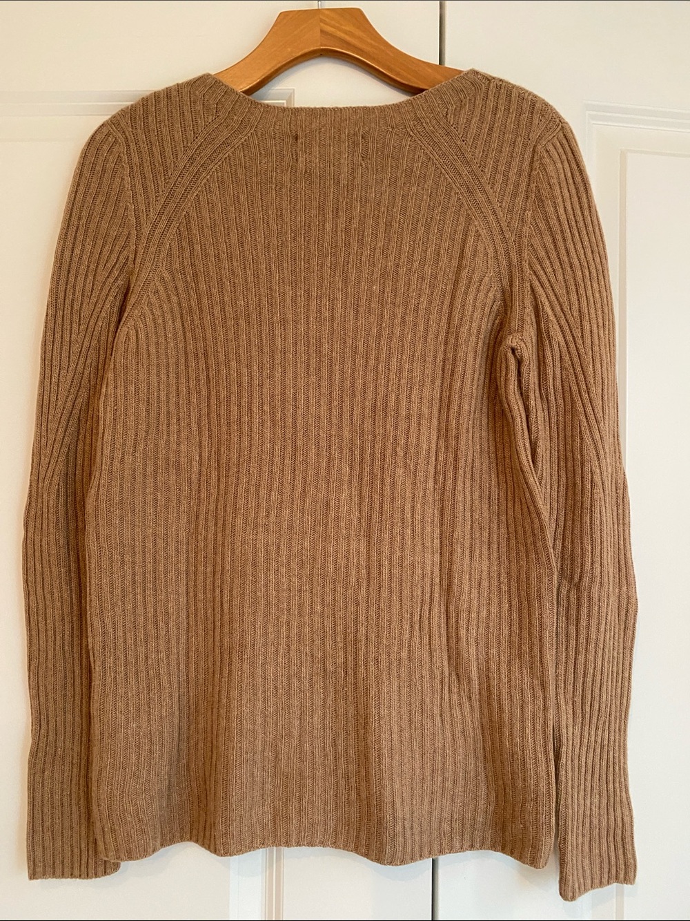 Banana Republic Ribbed Scoopneck Sweater in Camel - Picture 6 of 8